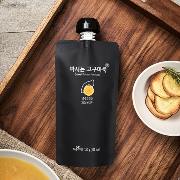 찬들마루 두손푸드 간편 마시는죽 고구마죽 130g X10