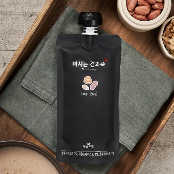 찬들마루 두손푸드 간편 마시는죽 견과죽 130g X10