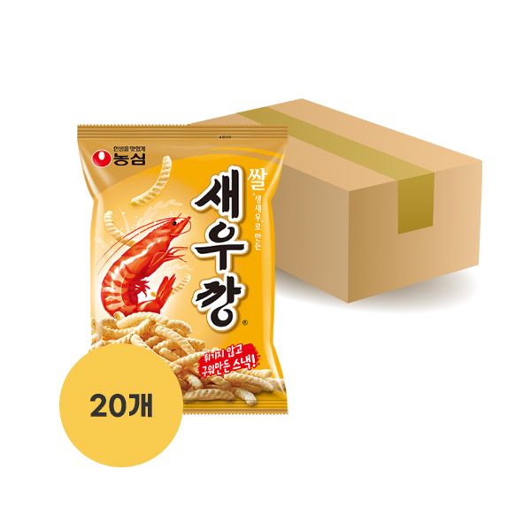 [농심] 쌀새우깡 80g 1박스 (20개입)