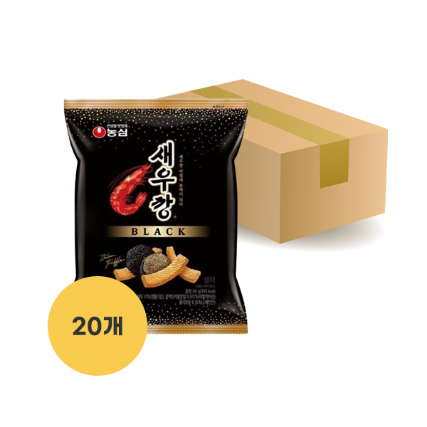 [농심] 새우깡블랙 72g 1박스 (20개입)