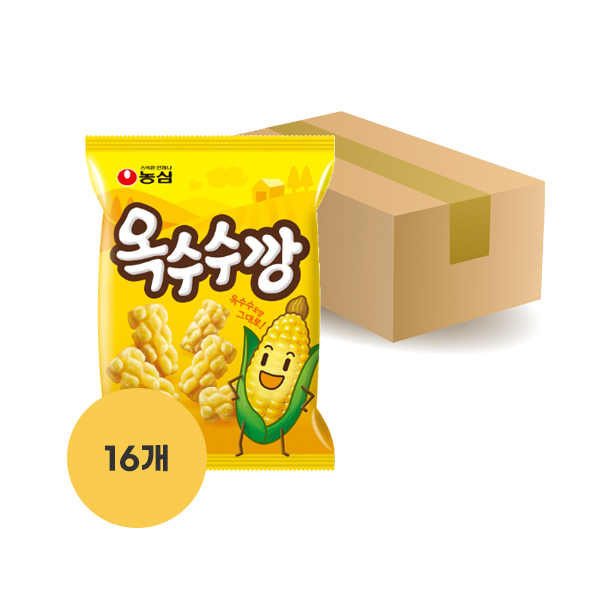 [농심] 옥수수깡 70g 1박스 (16개입)