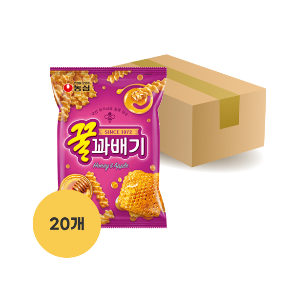 [농심] 꿀꽈배기 90g 1박스 (20개입)