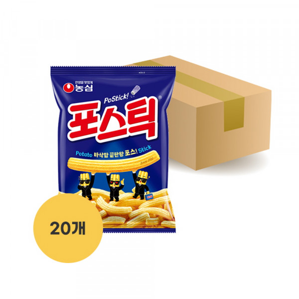 [농심] 포스틱 84g 1박스 (20개입)