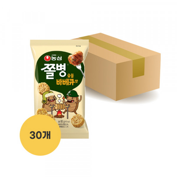 [농심] 쫄병스낵 바베큐맛 82g 1박스 (30개입)