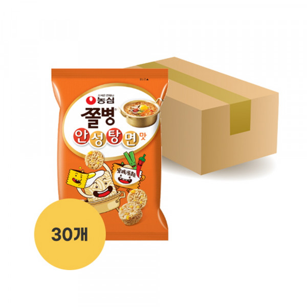[농심] 쫄병스낵 안성탕면맛 77g 1박스 (30개입)