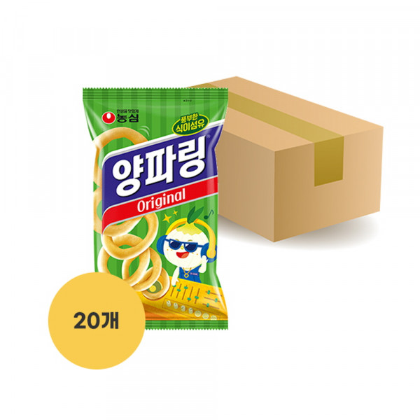 [농심] 양파링 80g 1박스 (20개입)
