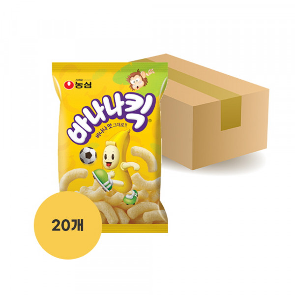 [농심] 바나나킥 75g 1박스 (20개입)
