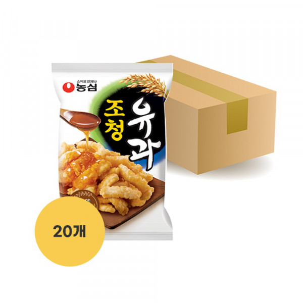 [농심] 조청유과 96g 1박스 (20개입)