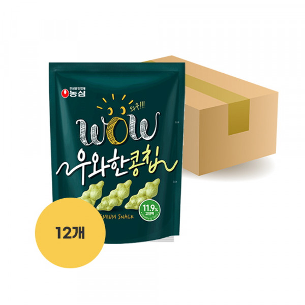 [농심] 우와한 콩칩 42g 1박스 (12개입)