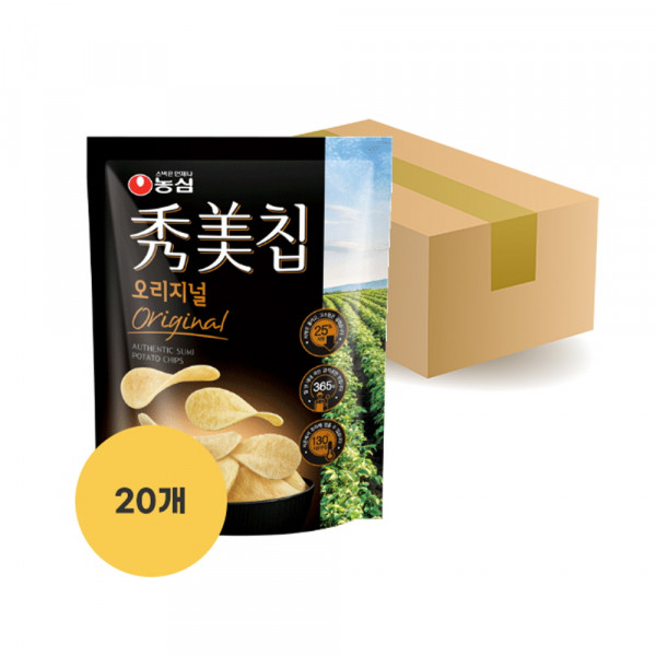 [농심] 수미칩 오리지널 55g 1박스 (20개입)