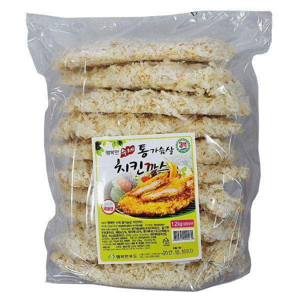 DS298/행복한 수제 통가슴살 치킨까스 1.2kg