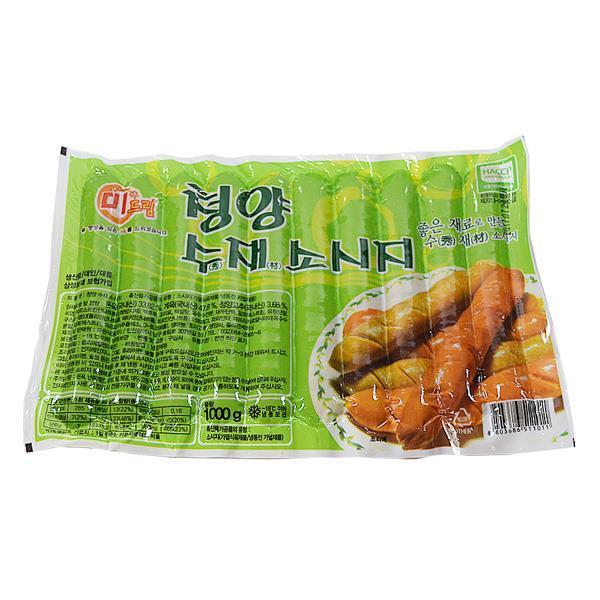 미드림 청양 수재소시지 1kg2개