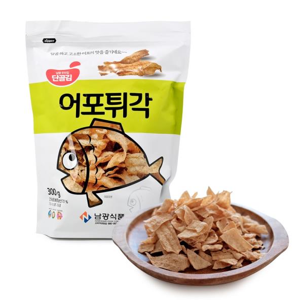 남광 어포튀각 300g 달콤 바삭 고소 영양간식 술안주