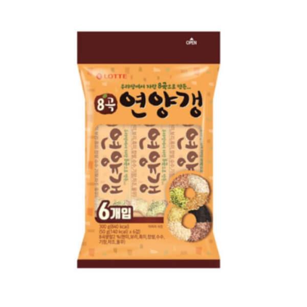 롯데 8곡 연양갱 50g x 6개입