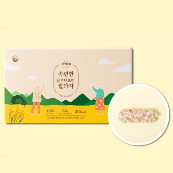  (푸드폴리스마켓)[그랜맘파] 속편한 글루텐프리 쌀과자 1세트 