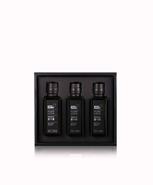  (푸드폴리스마켓) 저온압착 참 / 들기름 3입 세트 (참기름 100ml ,들기름 100ml *2ea ) 