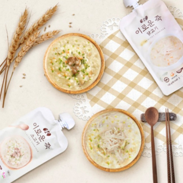  (푸드폴리스마켓) 이로운죽 닭고기 / 소고기 150g 10개입 